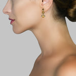 Earrings - Citrine Trio