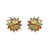 Earrings - Multi Sapphire Cluster