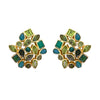 Earrings - Cluster in Mixed Greens