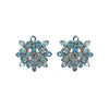 Earrings - Blue Topaz Snowflake