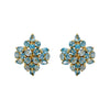 Earrings - Blue Topaz Snowflake