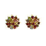 Earrings - Tourmaline Cluster