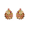 Earrings - Tourmaline Pear Cluster