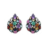 Earrings - Mixed Gems Teardrop