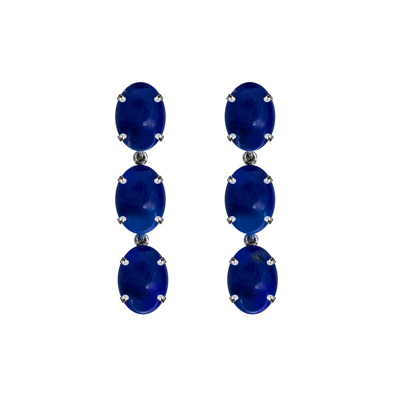 Earrings - Lapis Lazuli Trio