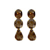 Earrings - Smoky Quartz Trio