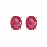 Earrings - Ruby Studs