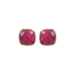 Earrings - Amie Ruby Stud