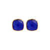 Earrings - Amie Blue Chalcedony Stud