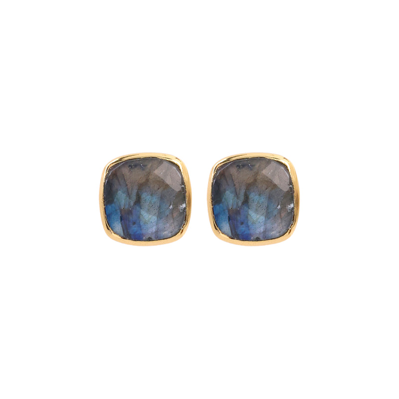 Earrings - Amie Labradorite Stud