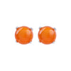 Earrings - Orange Opal Studs