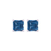 Earrings - London Blue Topaz Square Studs