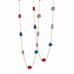 Necklace - Multi Coloured Quartz